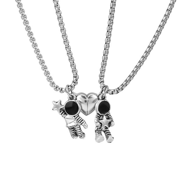 Astronaut Couple Necklace