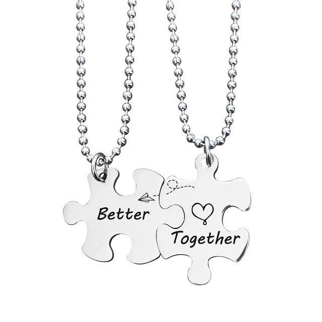 Better Together Necklace for Couples