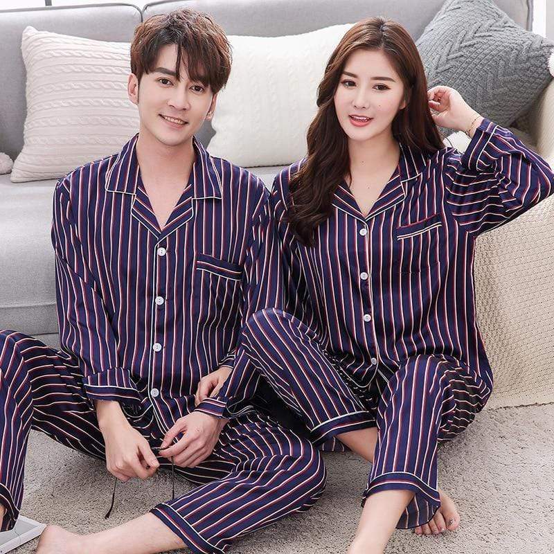 His and Hers Couples Christmas Pajamas