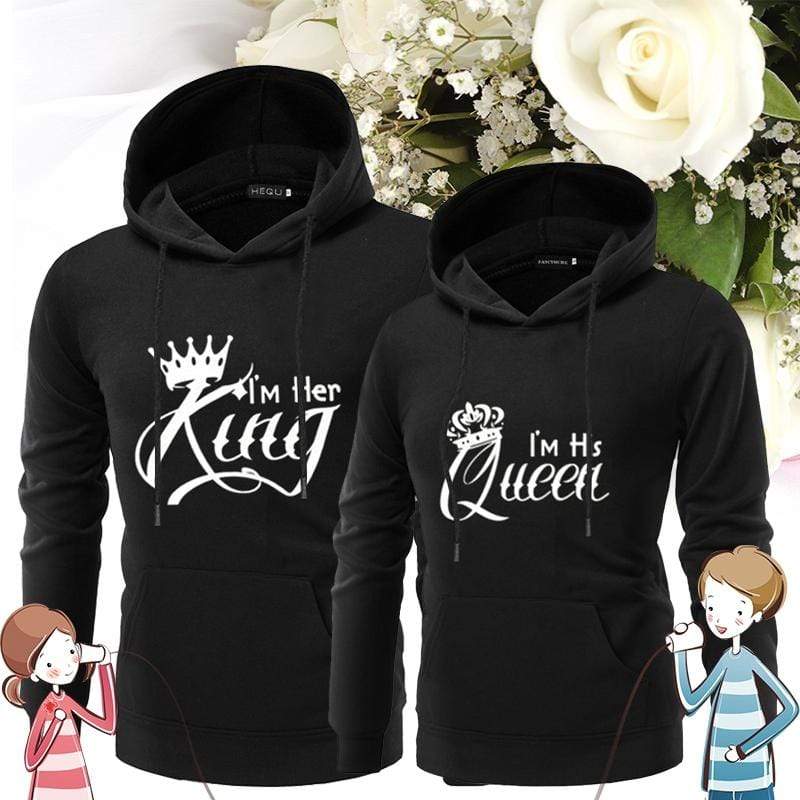 His queen her king hoodies