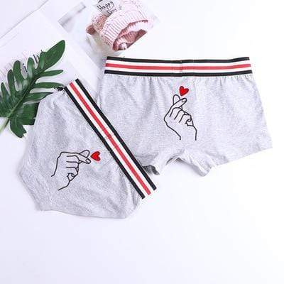 Couple underwear grey