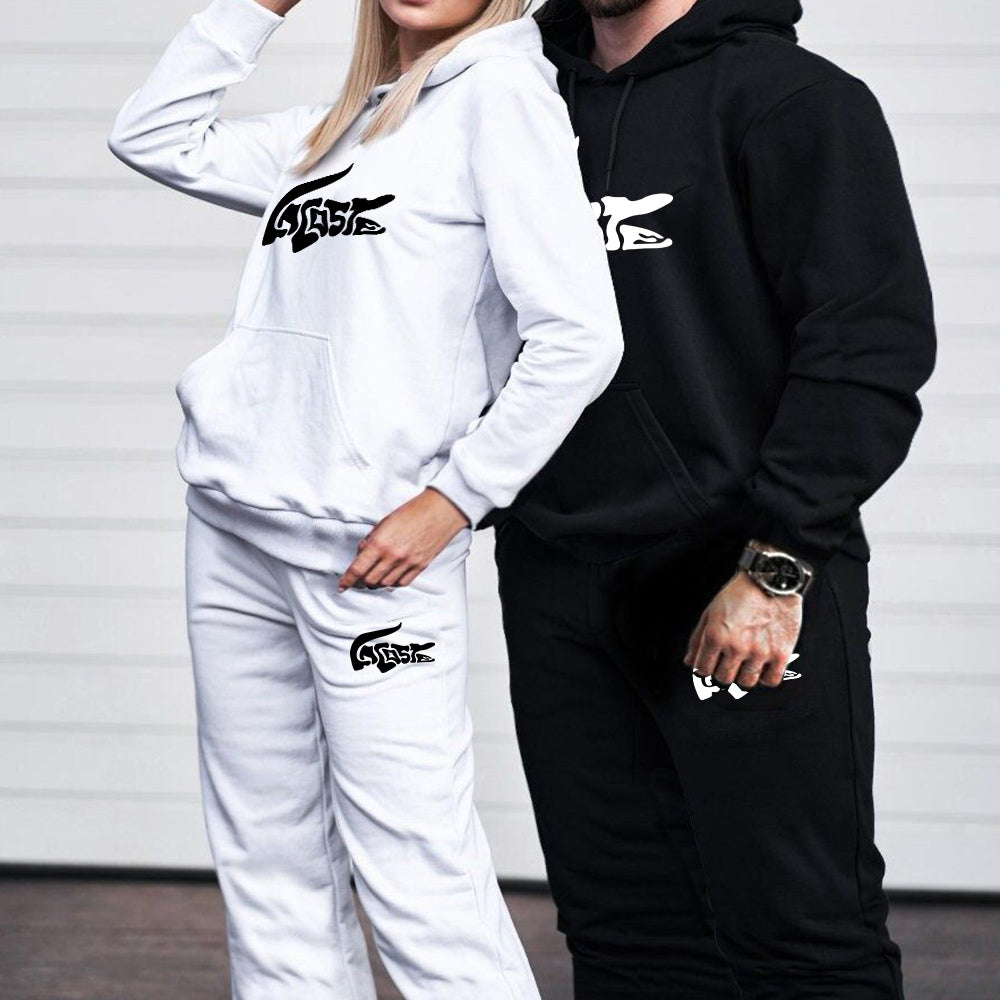 Crocodile matching couple tracksuits