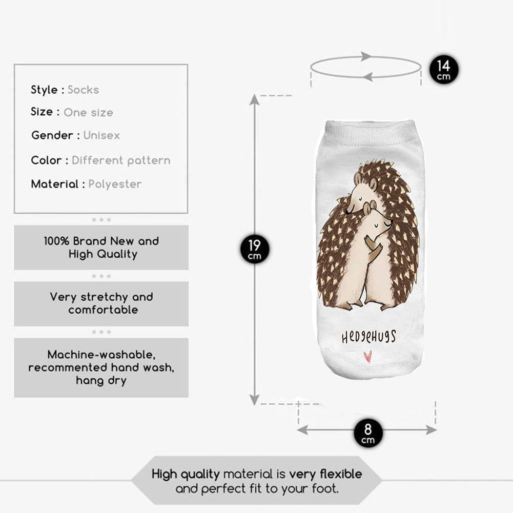 Hedgedog couple socks