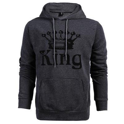Couple Hoodie Grey Royalty