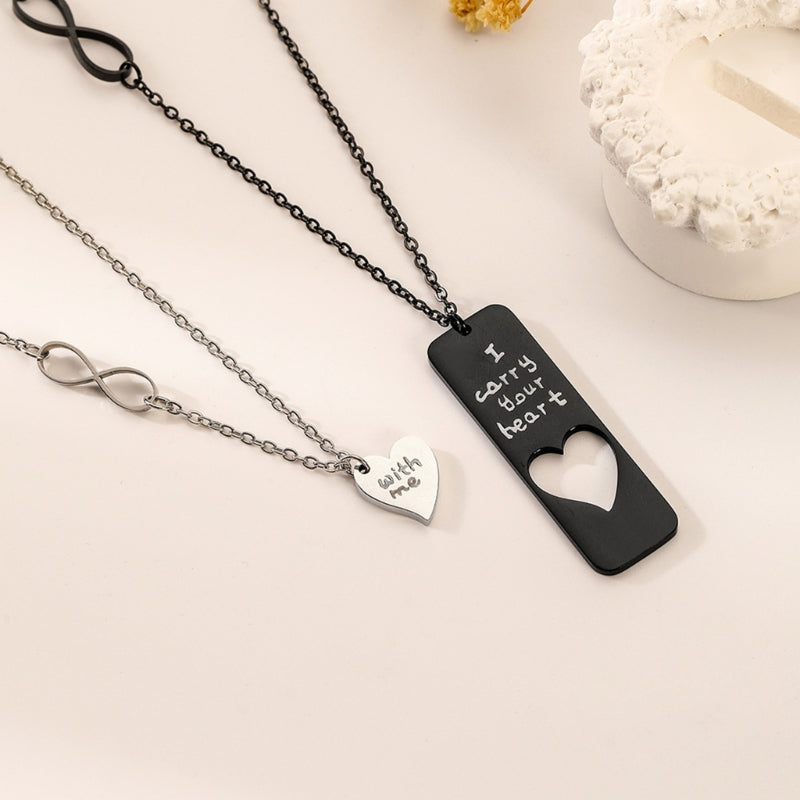 I Carry your Heart Couple Necklace