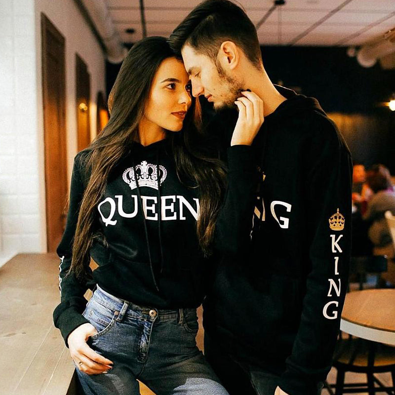 King and queen matching hoodies