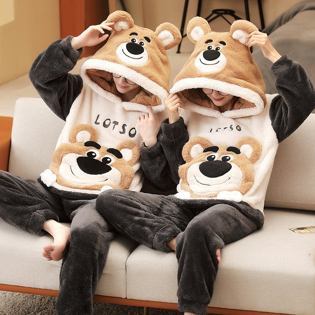 Matching bear onesies