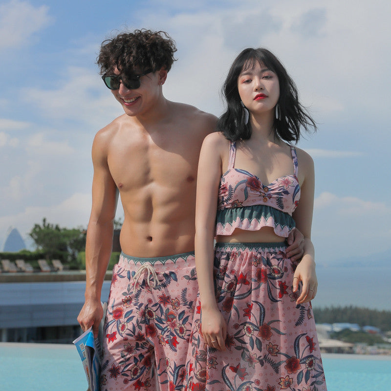 Matching couple swimwear set
