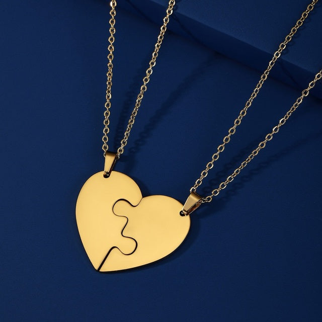 Matching Heart Necklaces