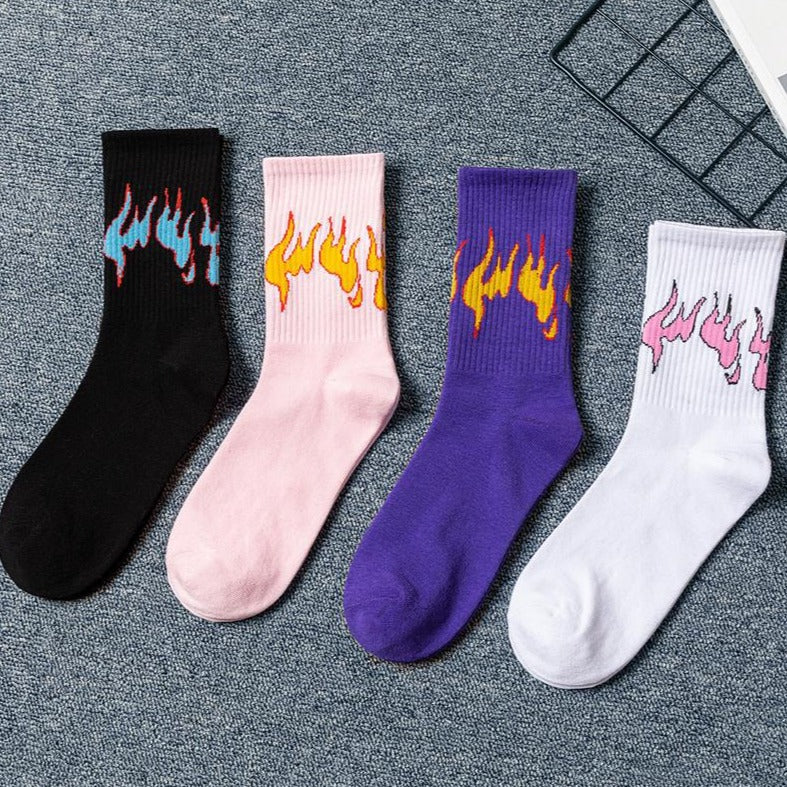 Flame matching socks