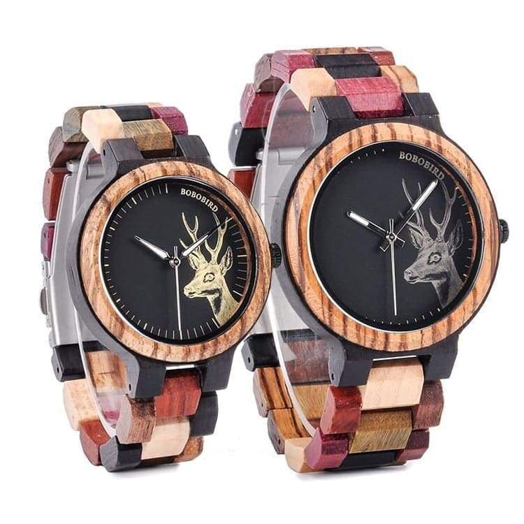 Wooden watches for couples