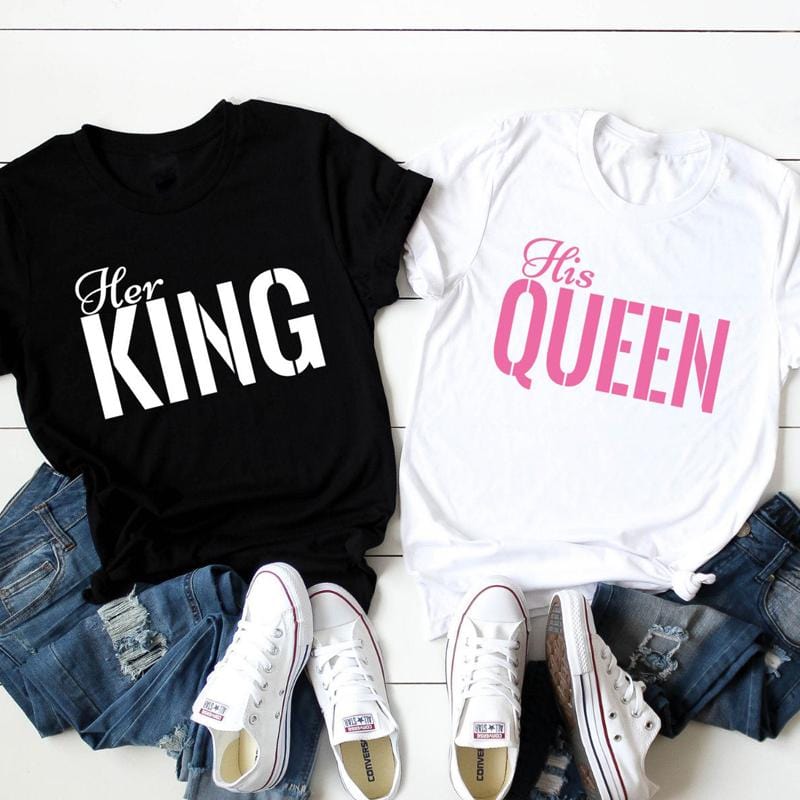 King and queen t shirt