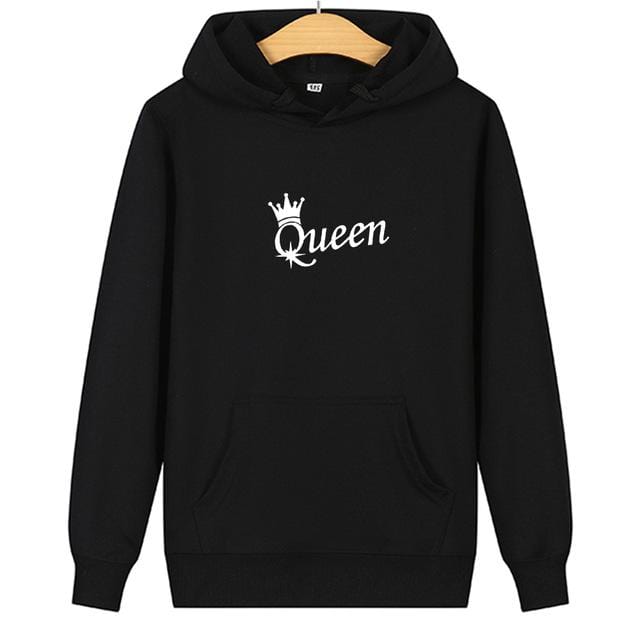 King and queen couple hoodies