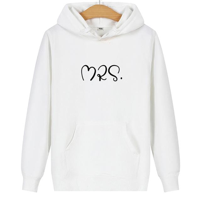 Mr and mrs matching hoodies