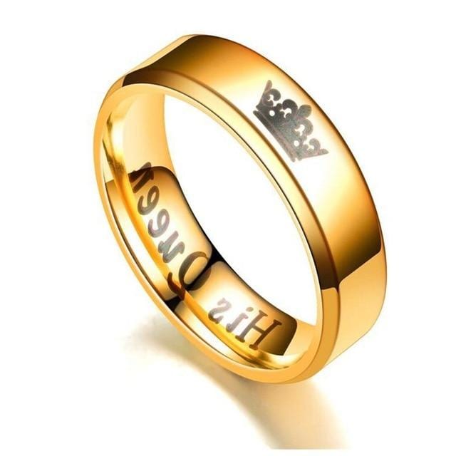 Her king his queen promise rings