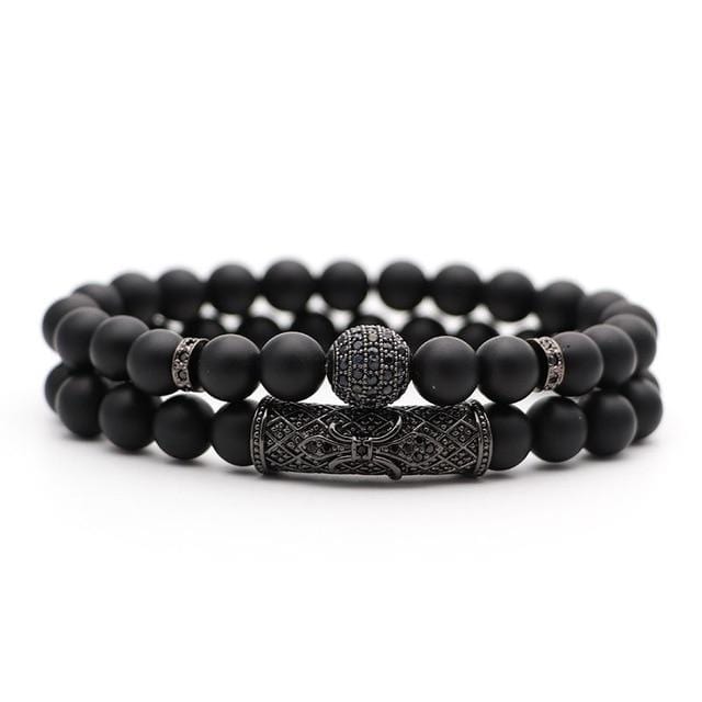 Couple bracelets black