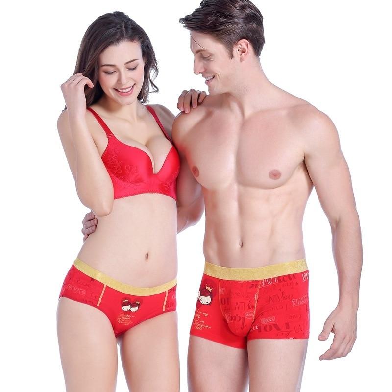 Cute Red Matching Underwear