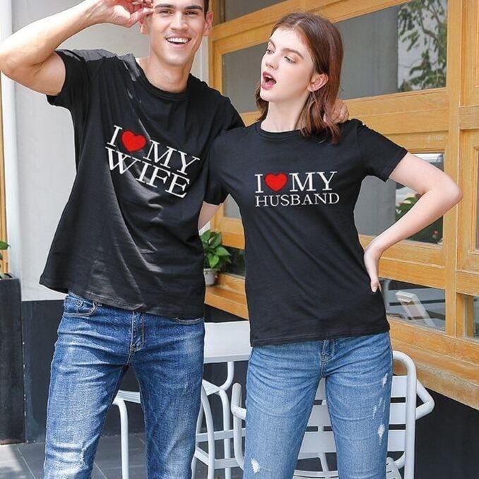 I love my husband and wife shirts