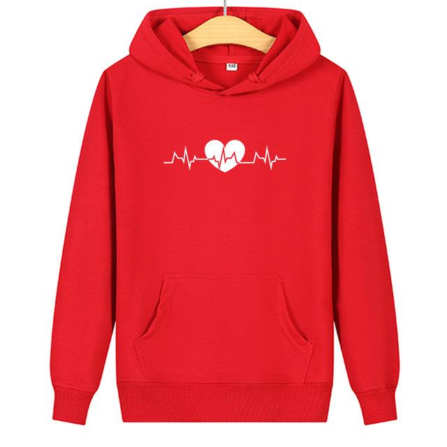 Matching hoodies Graphic hearts
