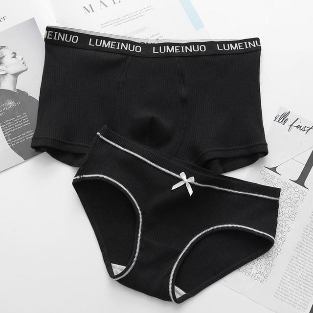 Matching underwear for couples black