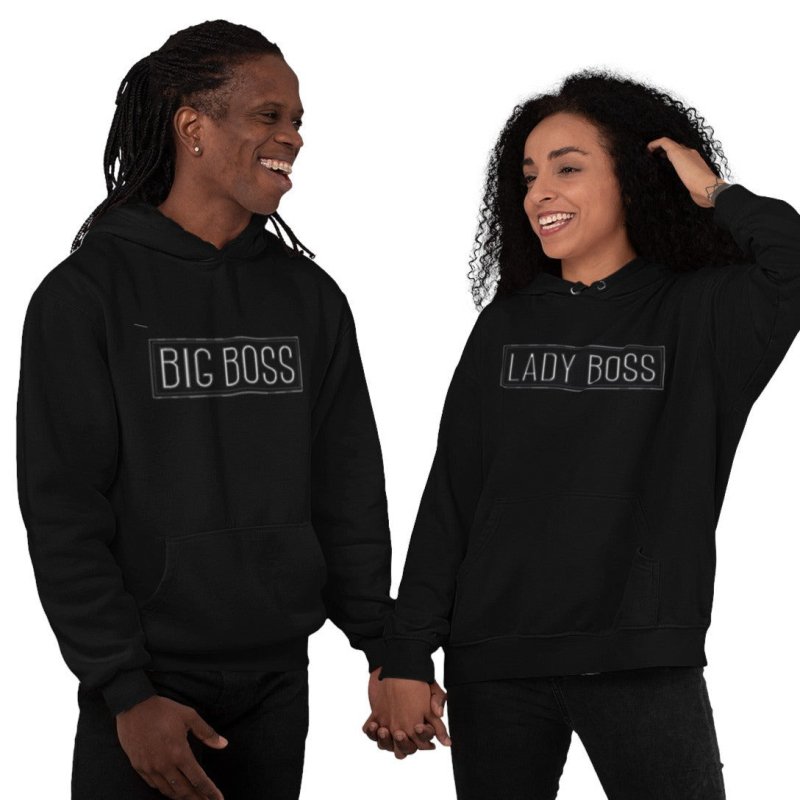 Big boss lady boss hoodies