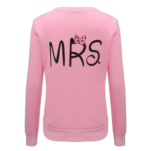 Mr and mrs sweatshirts