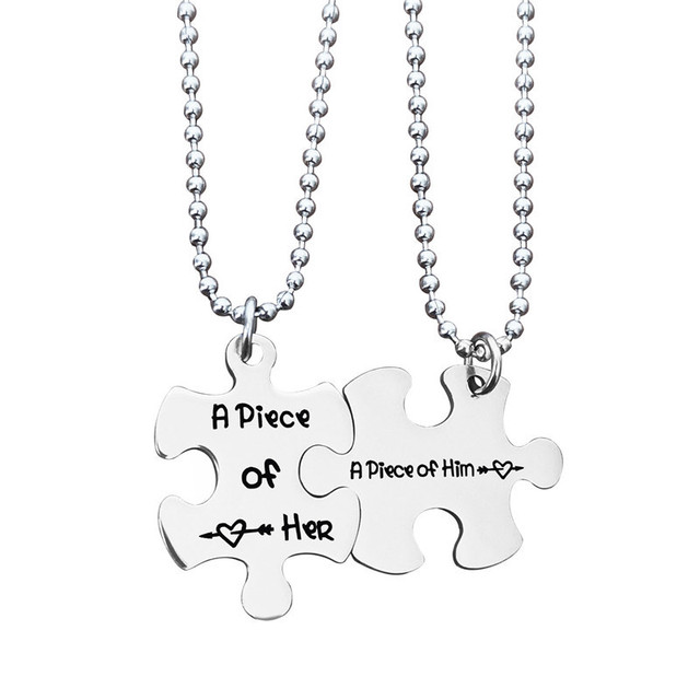 Pieces of Her Necklace for Couples