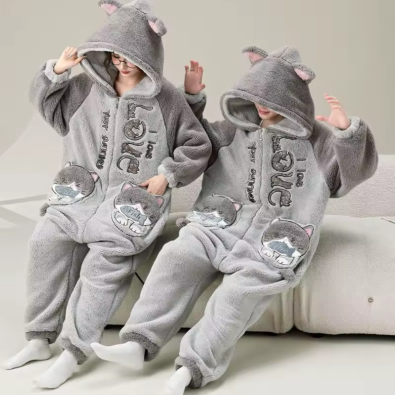 Couple Onesies Cat