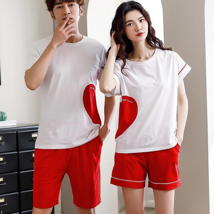Couple Pajamas Heart