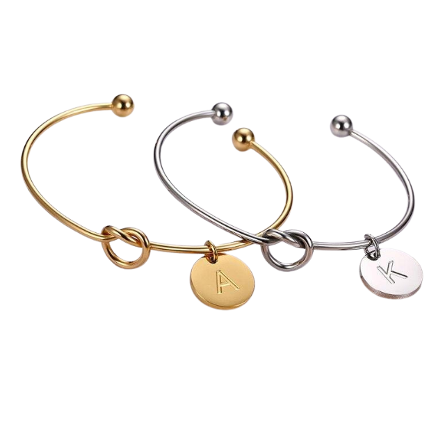 Couples Bracelets Initials Special Bonds