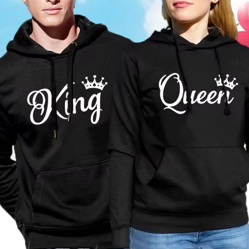 King Queen Couple Hoodie