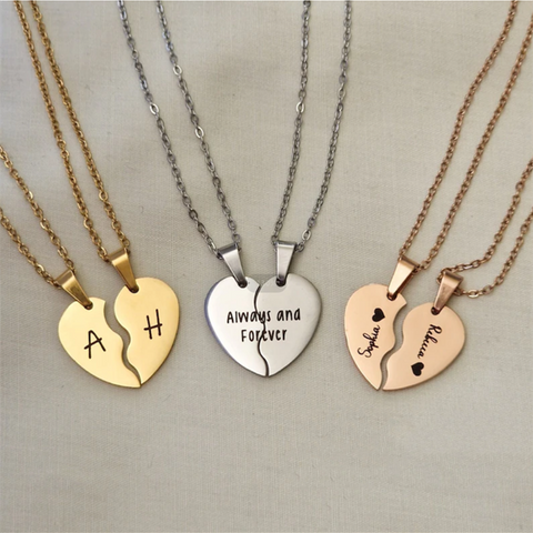 matching couple necklace