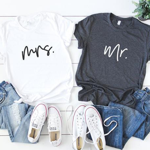 Husband and wife t shirts